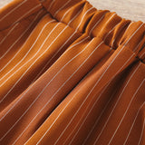 Kid Baby Girls Autumn Striped 2 Pcs Sets