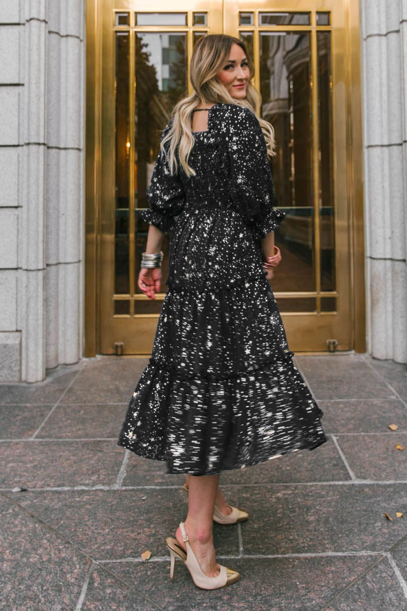 Family Matching Parent-child Bohemian Long Square Collar Dresses