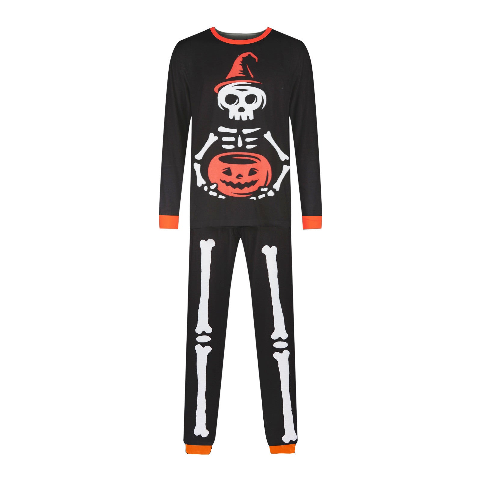 Family Matching Halloween Elf Print Suit Parent-child Outfits Pajamas
