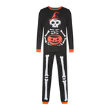Family Matching Halloween Elf Print Suit Parent-child Outfits Pajamas