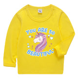 Kid Baby Girls Bottom Solid Color Fall Trend Cotton T-Shirt