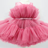 Kid Girl Summer Sleeveless Gauze Bow Princess Dresses