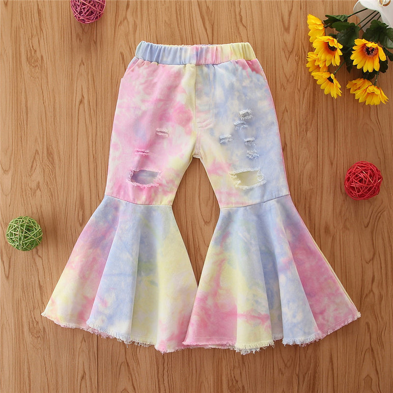 Kid Baby Girl Horn Pants Casual Fall Pants