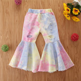 Kid Baby Girl Horn Pants Casual Fall Pants