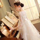 Autumn Spring Kids Girl Princess Formal Dresses