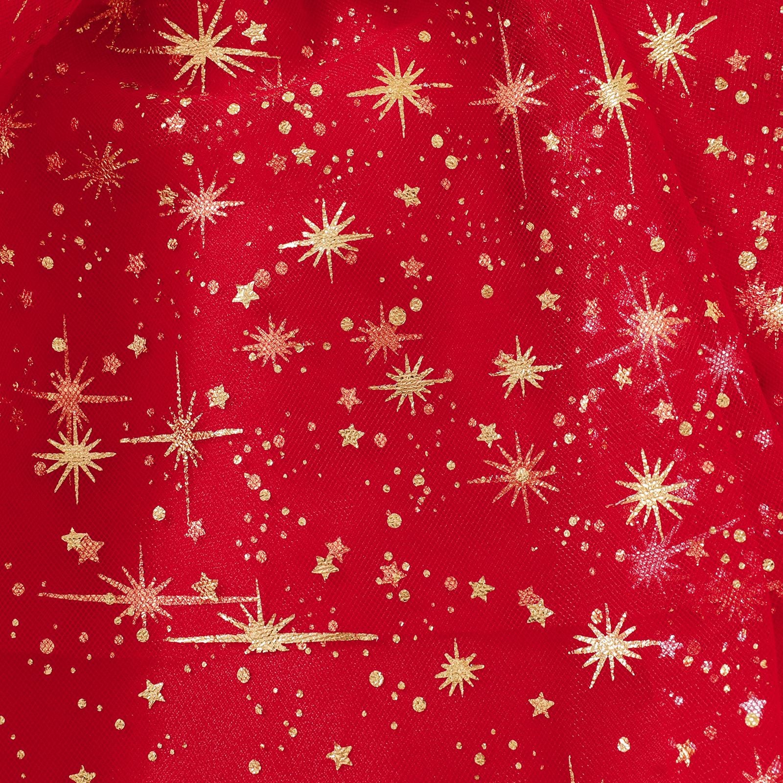 Baby Girl Christmas Fly Sleeve Harley Net Yarn Dresses