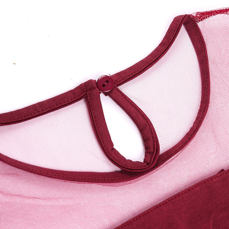 Kid Baby Girl Sweet Petal Lace Middle Sleeve Spring Flower Dress