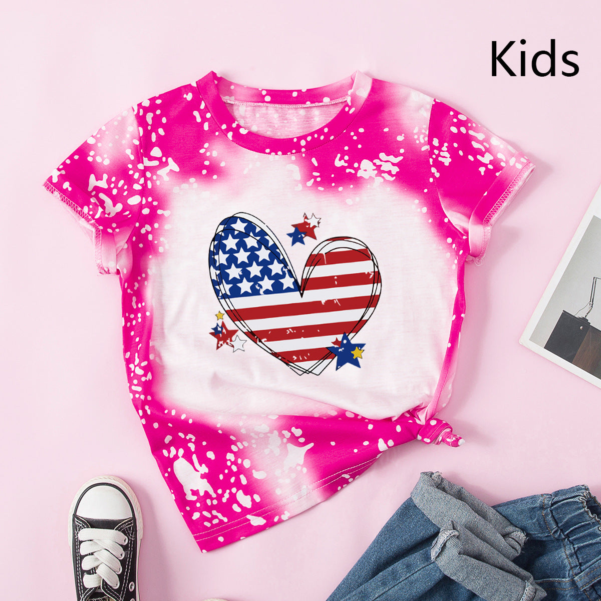 Family Matching Mother Daughter Short Sleeves T-shirt