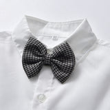 Kid Baby Boys Summer Short Sleeve Cotton Leather 3 Sets Pcs