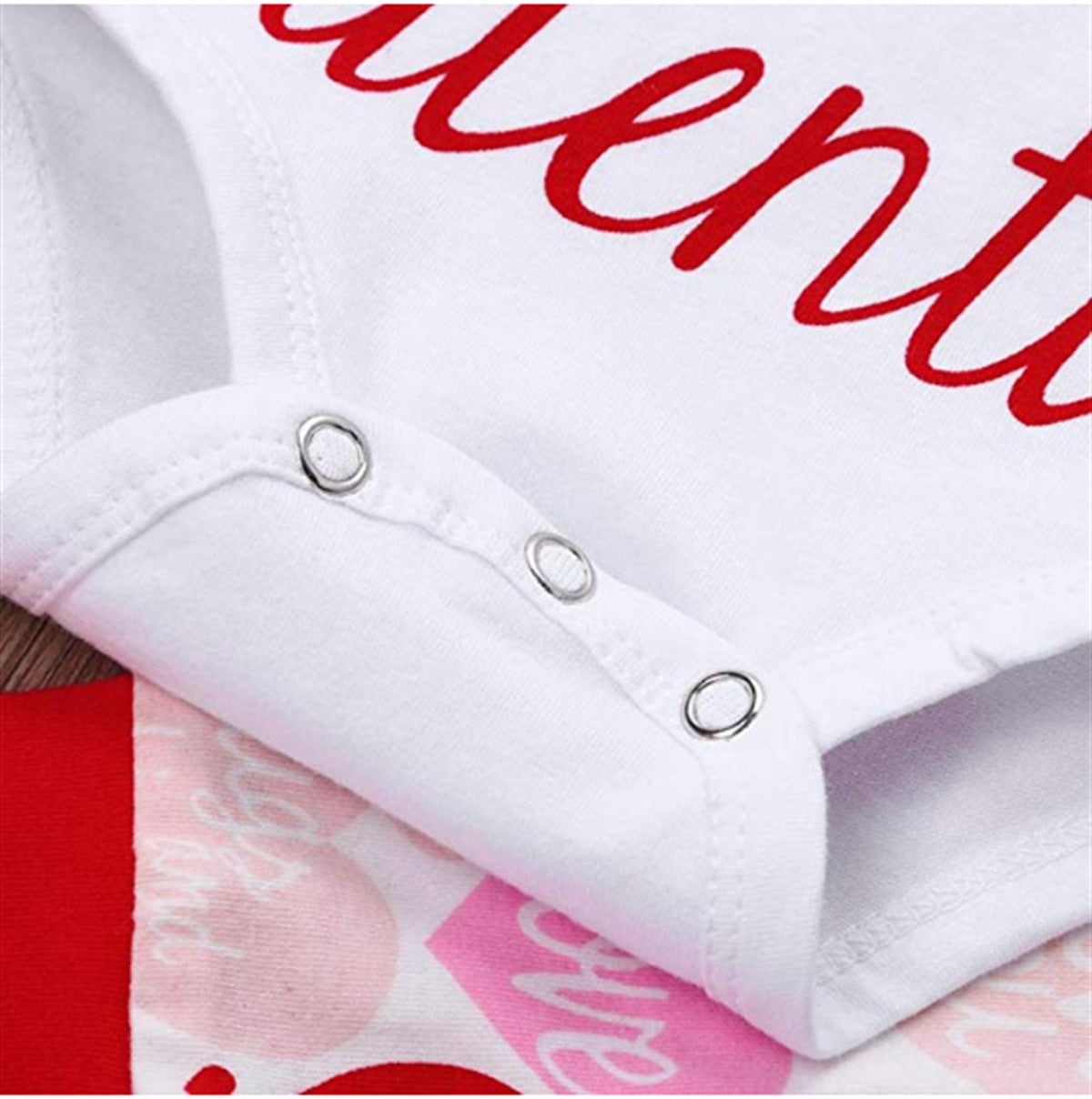 Baby Girl Long Sleeve Valentine's Day Spring 3 Pcs Set