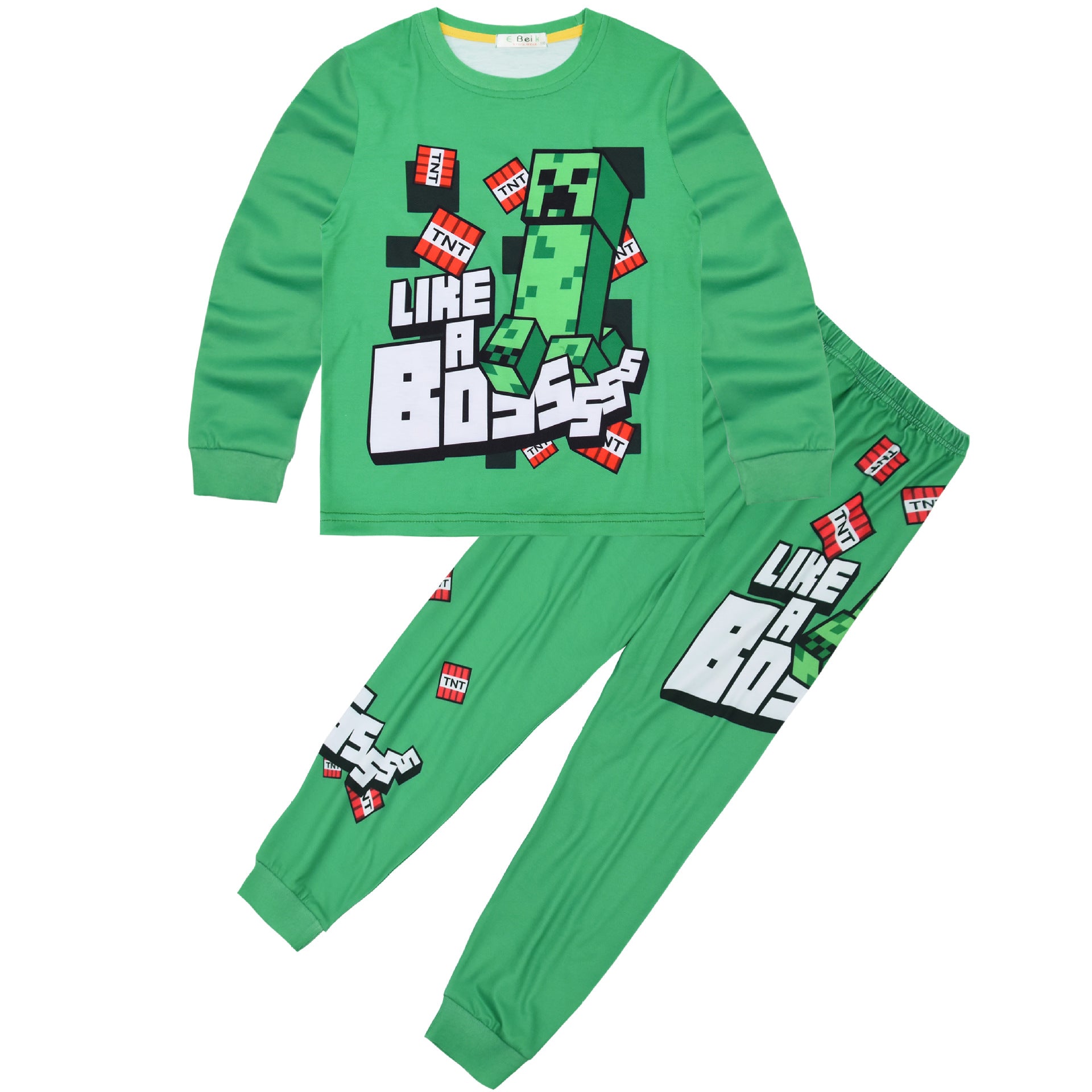 Kid Boy Home Set Long Sleeve Pajamas