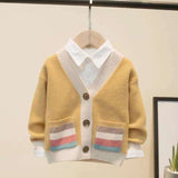 Boys Spring Autumn Fashion Sweater Coat