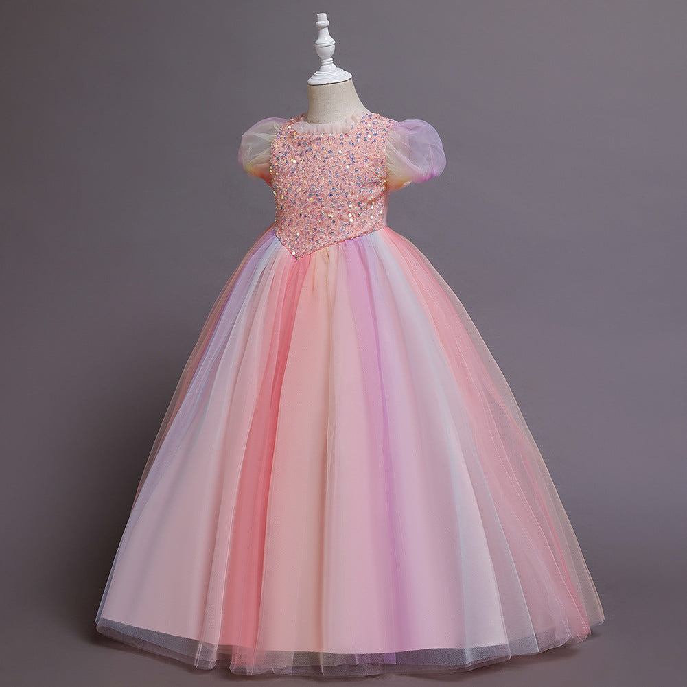 Kid Girl Christmas Princess Dress