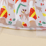 Baby Girls Long Sleeve Christmas Harley Gauze 2 Pcs Set