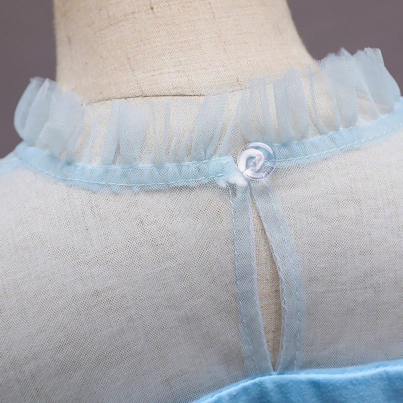 Kid Girl Princess New Frozen Esha Short Sleeve Esha Dresses