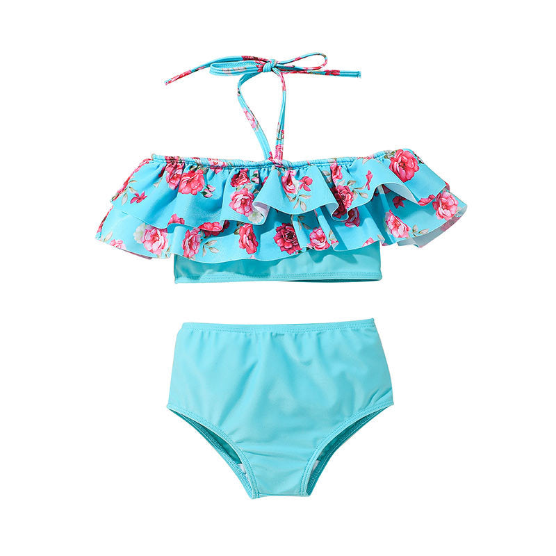 Kid Baby Girls Fashion Bikini Separate Swimsuit