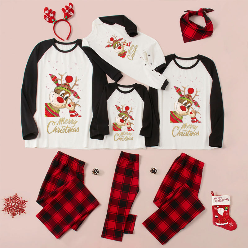 Family European American Christmas Homewear Pajamas Set