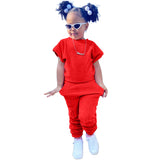 Kid Baby Girl Spring Summer Short Sleeve 2 Pcs Set