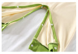 Baby Girl One-piece Autumn Winter Frothed Cartoon Pajamas