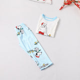 Family Matching Christmas Snoopy Print Pajamas