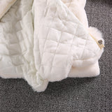 Kid Baby Girls Autumn Winter Woolen Imitation Fur Wool Thickened Jacket Coats