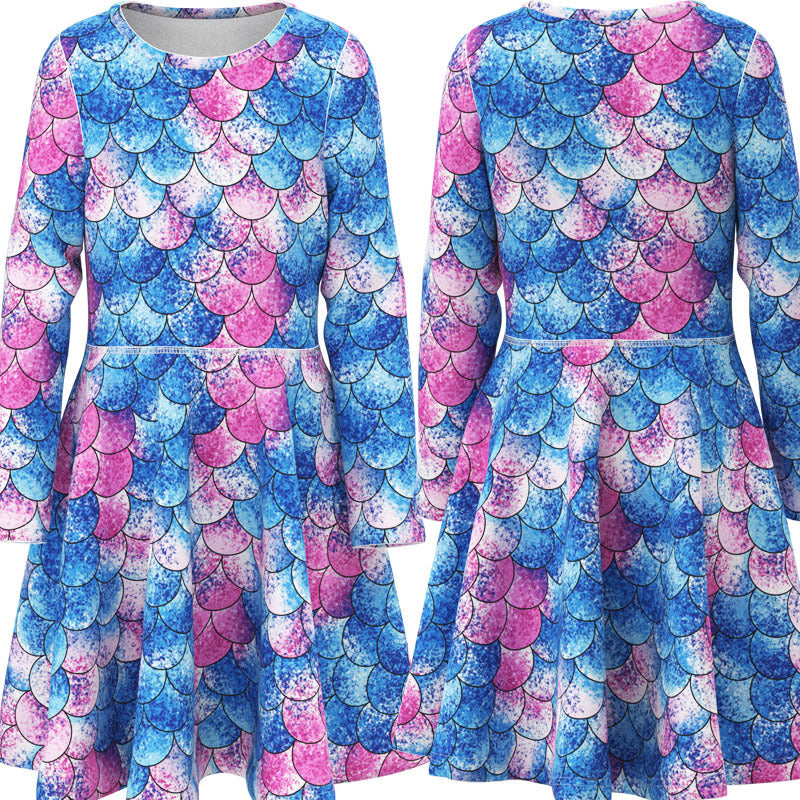 Kid Baby Girl Princess Mermaid Animal Unicorn Dress