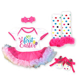 Baby Girl Easter 3 Pcs Crawl Suit Sets
