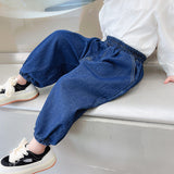 Kid Baby Girls Denim Bloomers Chic Fashion Spring Pants