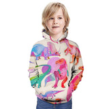 Children Kid 3D Printed Dinosaur Pattern Hoodie