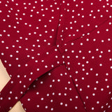 Family Matching Polka Dot Agaric Hem Strap Loose Dresses