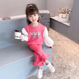 Kid Baby Girl Suit Rabbit Print Spring 2 Pcs Set