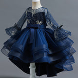 Kid Girl Princess Foreign Long Sleeve Dress