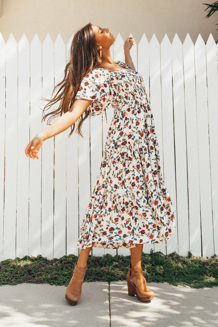 Family Matching Parent-child Sweet Leisure Holiday Dresses