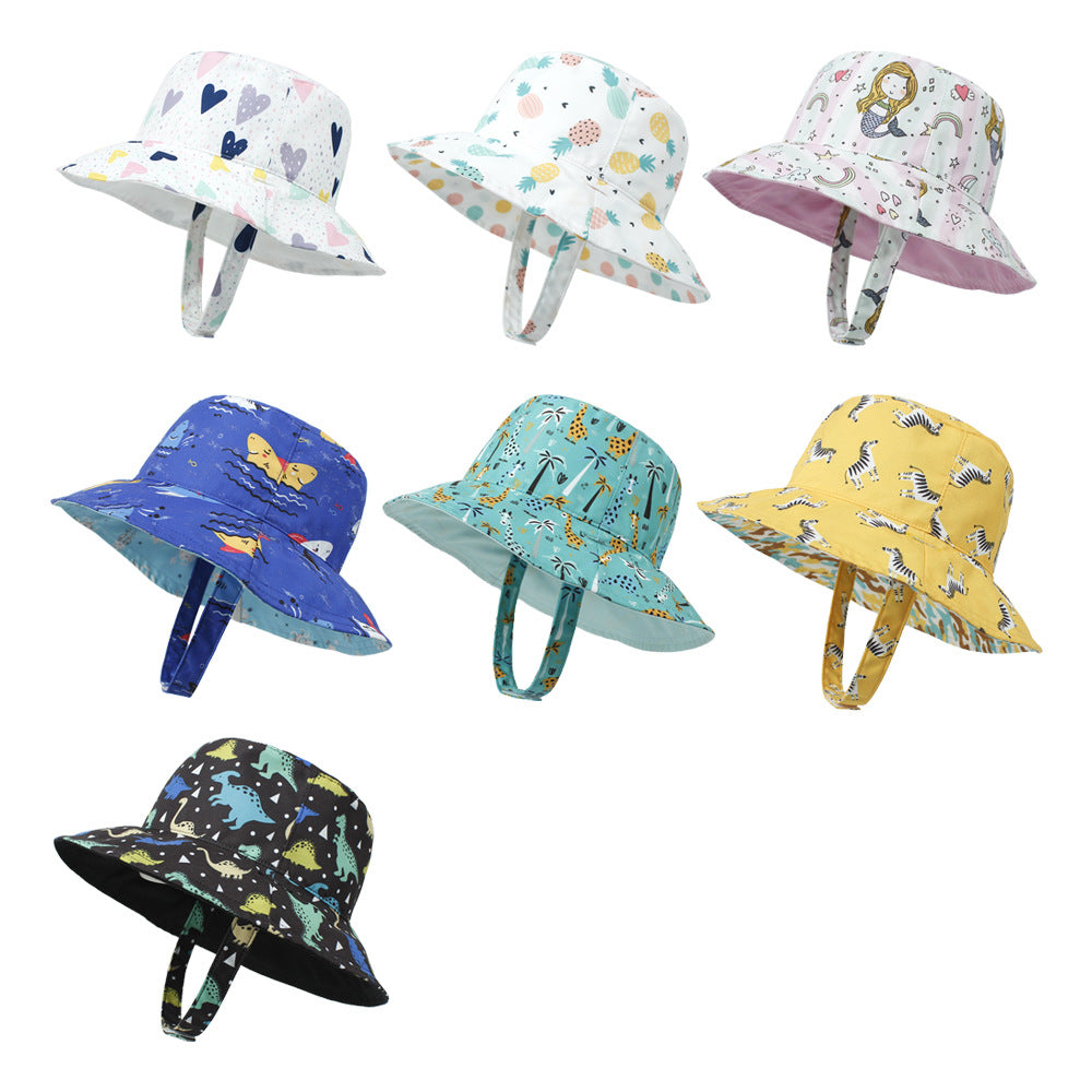 Kid Baby Summer Baseball Cap Solid Color Cotton Casual Adjustable Sun Hat