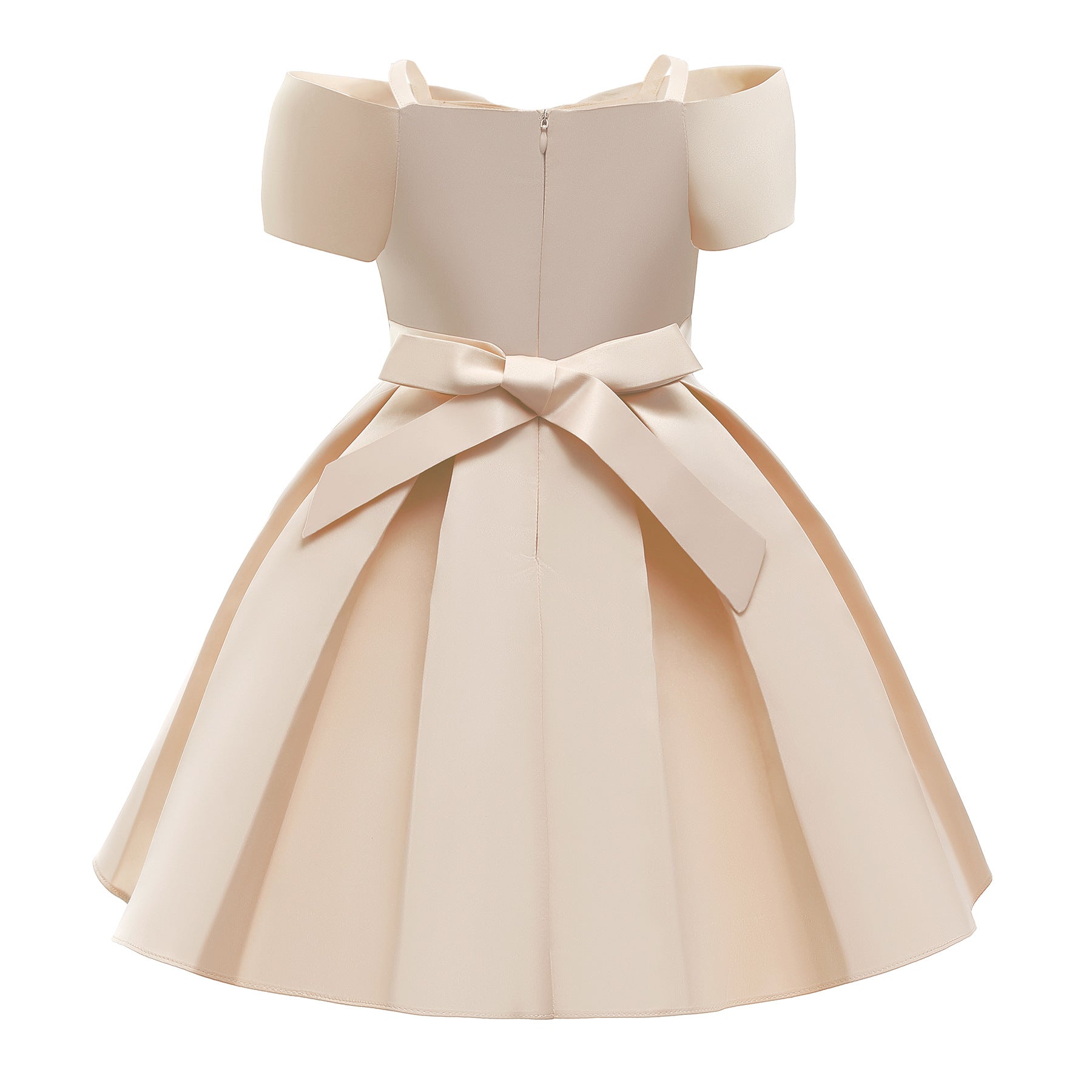 Kid Girl Pink Summer Suspender Princess Dresses