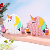 Kid Rat Exterminator Pressing Silicone Unicorn Horse Mini Cute Bag