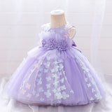 Kids Baby Girl Flower Princess Wash Dress