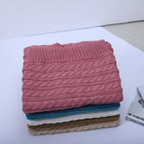 Baby Stroller Sleeping Outdoor Button Knitted Wool Fleece Thickened Pajamas