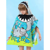 Kid Baby Bath Towel Microfiber Cotton Hooded Beach Soft Poncho Pajamas