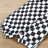 Toddler Kid Baby Girl Checkered Floral Print Princess Spring Autumn Dress