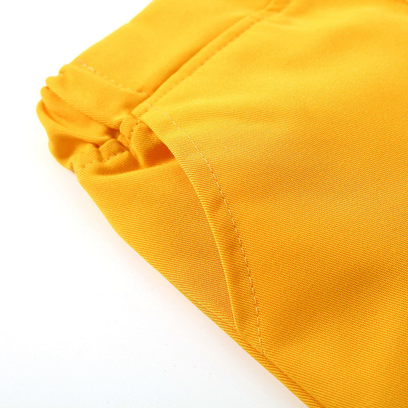 Kid Baby Boy Suit Summer Beach Short Sleeve Leaf Woven 2 Pcs Set