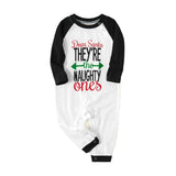 Family Parent-child Christmas Green Letter Digital Printing Pajamas
