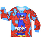 Kid Boy Poppy Play Time Long-sleeved Loungewear Pajamas