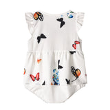 Family Matching Parent-child Father Mother Dress Flower Print Shirts Tops