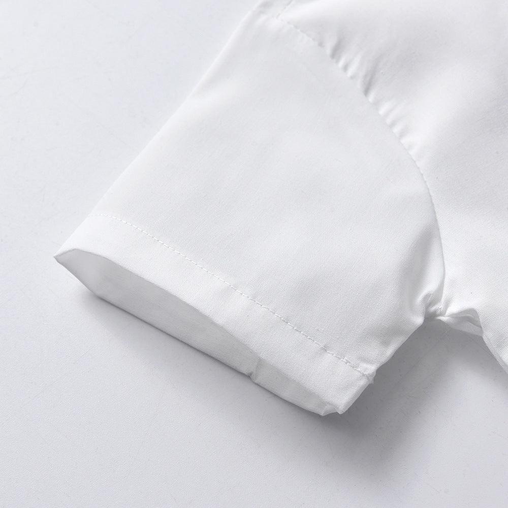 Kid Baby Boys Summer Short Sleeve Cotton Leather 3 Sets Pcs