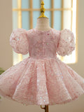 Kid Baby Girl Birthday Princess Wedding Piano Performance Dresses