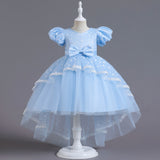 Kid Girl Tuxedo Flower Princess Lace Dress
