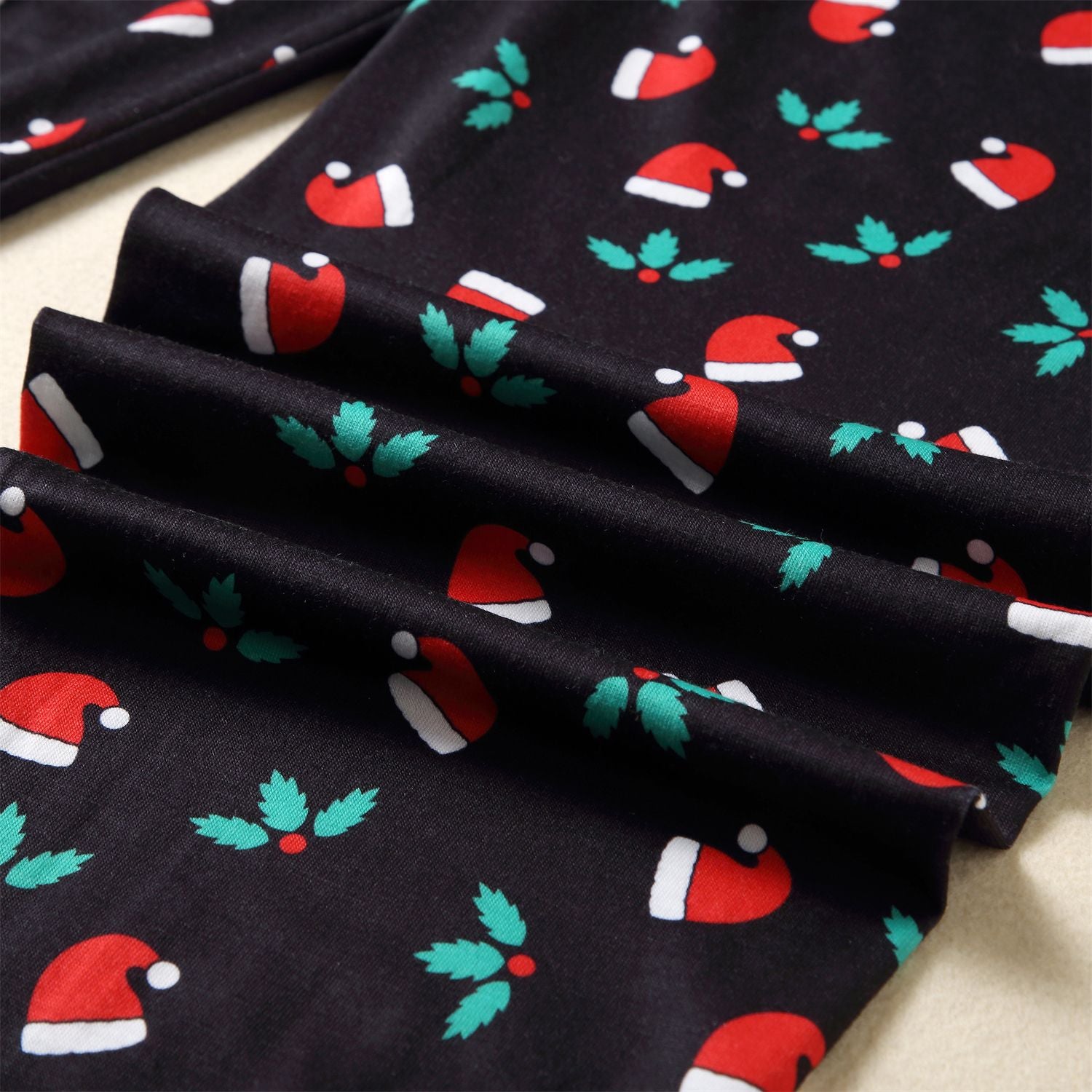 Family Matching Christmas Printed Christmas Letter Parent-child Pajamas