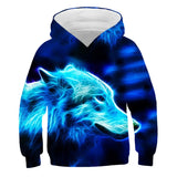 Children Kid 3D Printed Animal Hoodie
