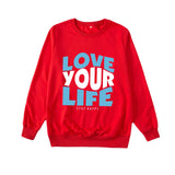 Family Matching Parent-child Father-son Round Neck Long Sleeves Shirts